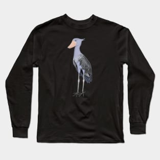 Shoebill Bird Birdlover Birdwatcher Animal Biologist Long Sleeve T-Shirt